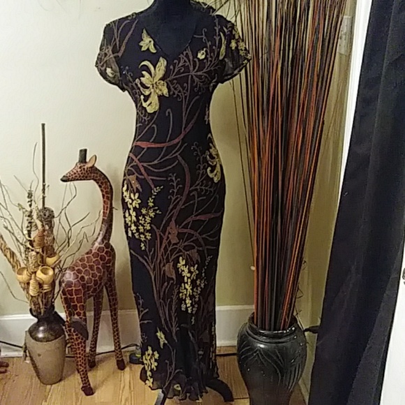 eva blue Dresses & Skirts - Eva Blue Maxi Dress Sz 6